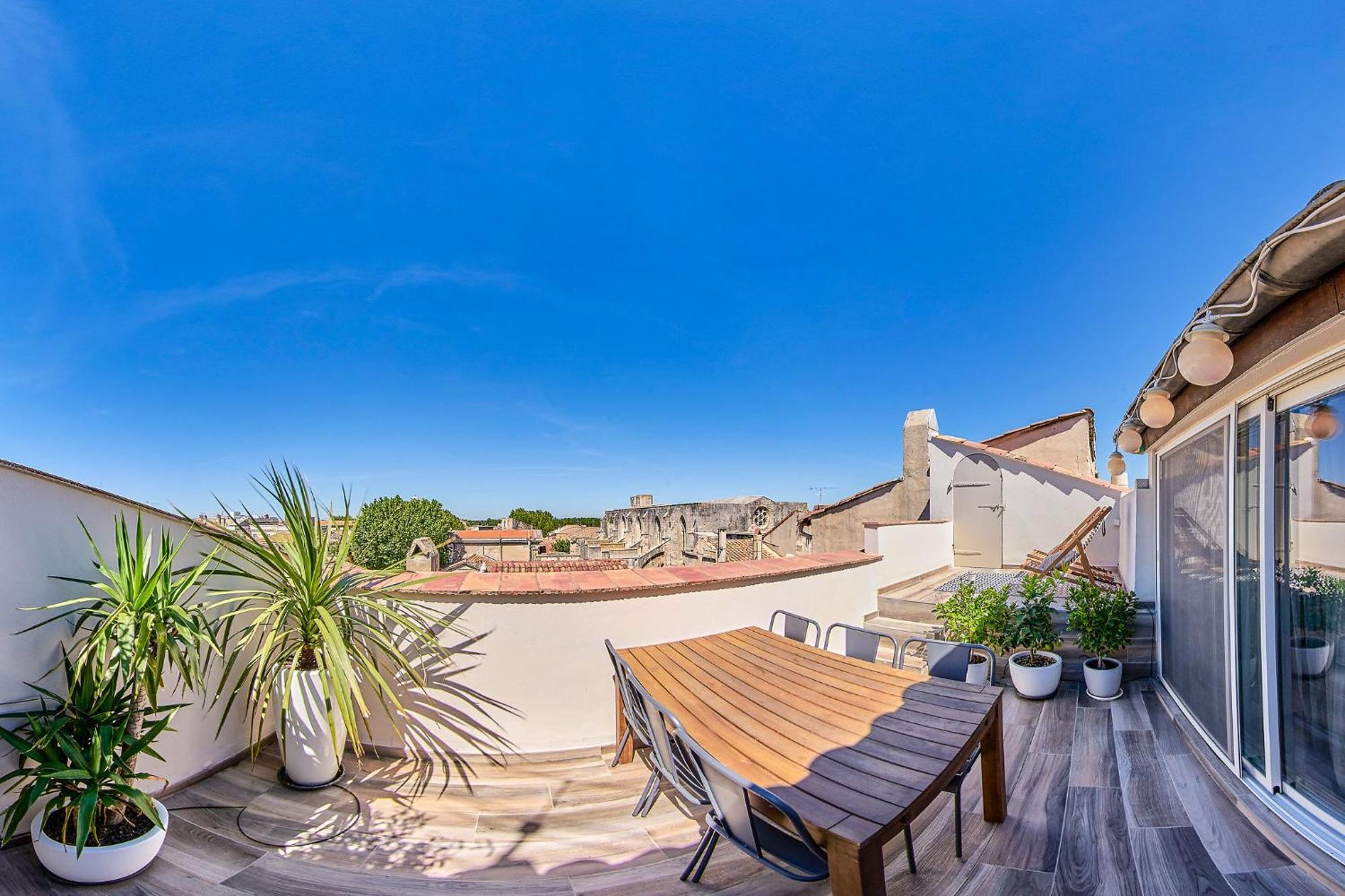 Truchet Penthouse Apartment Arles Exterior photo